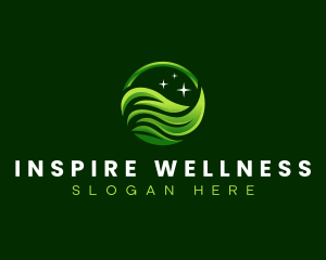 Natural Leaves Wellness logo design