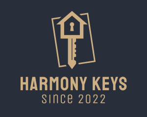 Realtor House Key logo design