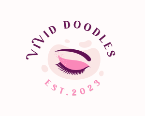 Beauty Cosmetics Eyelashes logo design