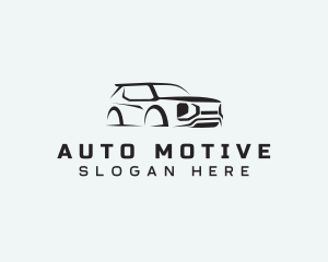 SUV Vehicle Driving logo design