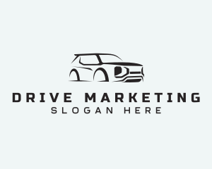 SUV Vehicle Driving logo