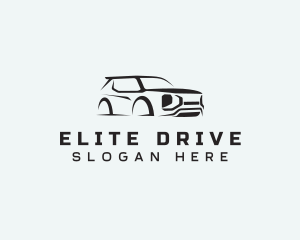 SUV Vehicle Driving logo design