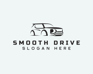 SUV Vehicle Driving logo design