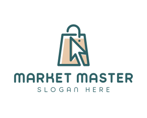 Market Shopping Bag logo design