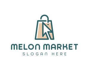 Market Shopping Bag logo design