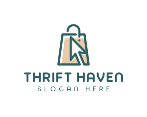 Market Shopping Bag logo design