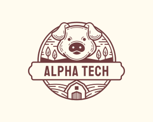 Livestock Pig Farm logo design