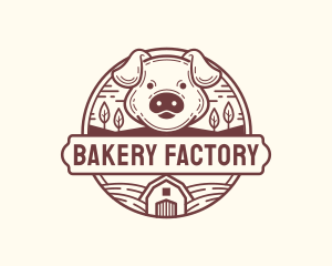 Livestock Pig Farm logo design