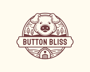 Livestock Pig Farm logo design