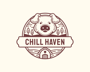 Livestock Pig Farm logo design