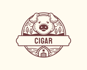 Livestock Pig Farm logo design