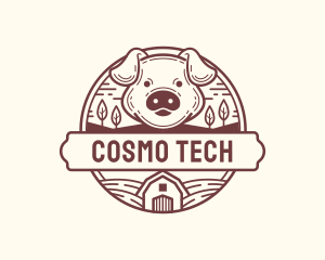 Livestock Pig Farm logo design