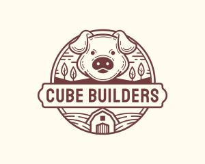 Livestock Pig Farm logo design