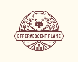 Livestock Pig Farm logo design