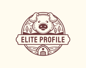 Livestock Pig Farm logo design