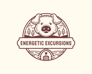 Livestock Pig Farm logo design