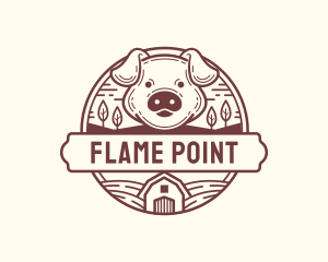 Livestock Pig Farm logo design