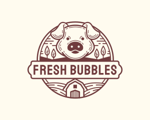 Livestock Pig Farm logo design