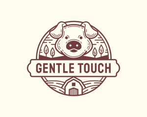 Livestock Pig Farm logo design