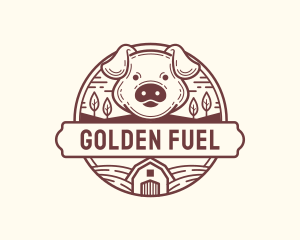 Livestock Pig Farm logo design