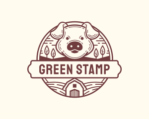 Livestock Pig Farm logo design