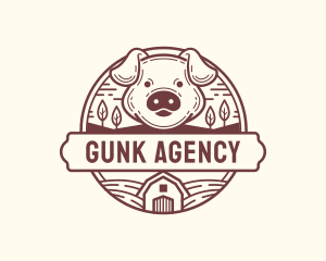 Livestock Pig Farm logo design