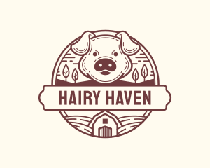 Livestock Pig Farm logo design