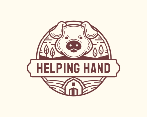 Livestock Pig Farm logo design