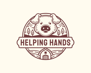 Livestock Pig Farm logo design