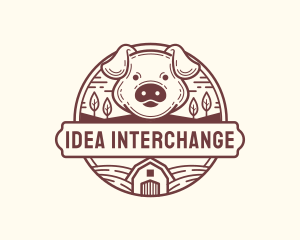 Livestock Pig Farm logo design