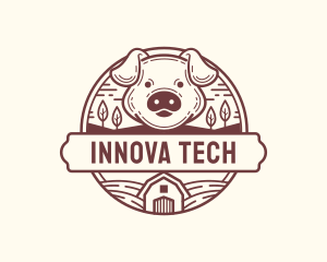 Livestock Pig Farm logo design