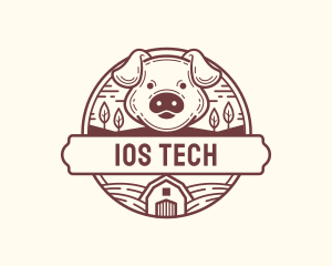 Livestock Pig Farm logo design