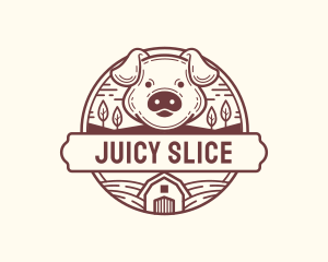 Livestock Pig Farm logo design