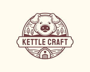 Livestock Pig Farm logo design