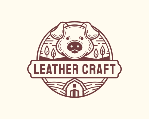 Livestock Pig Farm logo design