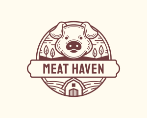 Livestock Pig Farm logo design