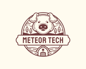 Livestock Pig Farm logo design