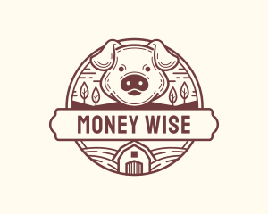 Livestock Pig Farm logo design