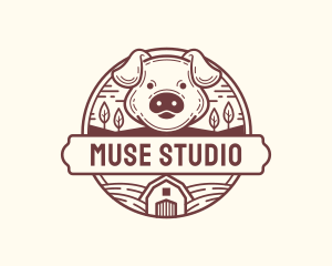 Livestock Pig Farm logo design