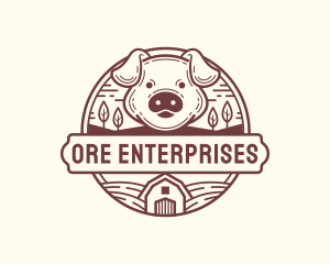 Livestock Pig Farm logo design