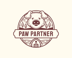 Livestock Pig Farm logo design