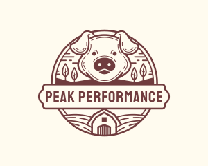 Livestock Pig Farm logo design