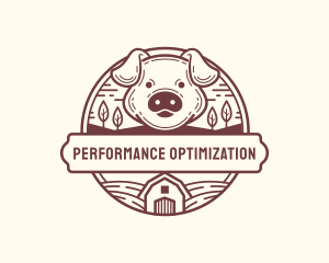 Livestock Pig Farm logo design