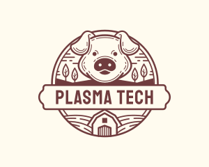 Livestock Pig Farm logo design