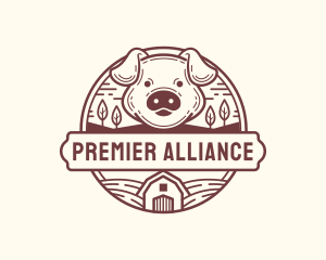 Livestock Pig Farm logo design