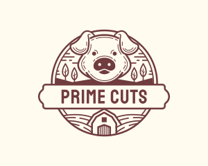 Livestock Pig Farm logo design