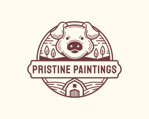 Livestock Pig Farm logo design