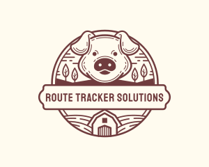 Livestock Pig Farm logo design