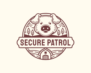 Livestock Pig Farm logo design