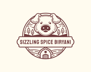 Livestock Pig Farm logo design